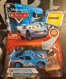 CARS - DINOCO MCQUEEN with CELEBRITY SIGNATURE CHASE - Mattel Disney Pixar - Foto 1 di 2