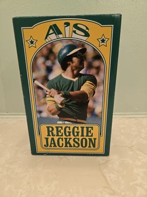 Oakland A's HOF Reggie Jackson 1973 AL & WS MVP bobble bobblehead SGA Novo na Caixa - Imagem 1 de 4