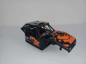 Axial Capra 4WS 1.9 Unlimited Trail Buggy Complete Body and Skid Plate, Orange - Picture 1 of 4