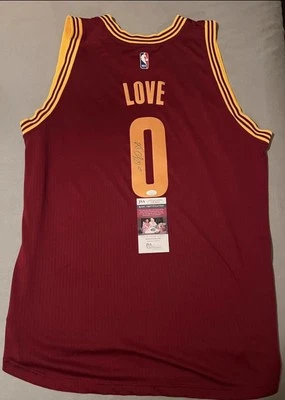 Kevin Love Signed Jersey JSA COA Cleveland Cavaliers Cavs Autograph Auto - Image 1 of 4