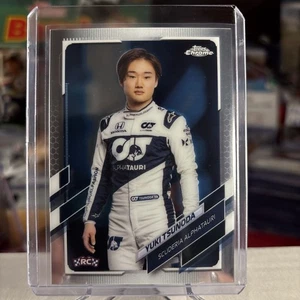 Yuki Tsunoda 2021 Topps Chrome Formula 1 F1 Japan Rookie Card RC ⭐️ MINT GEM? - Picture 1 of 4