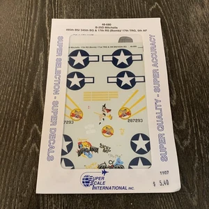 Model Aircraft Decals: B-25D Mitchells 48-680 - Picture 1 of 3