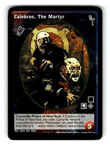 2001 Vampire Final Nights Trading card Game Calebros, The Martyr - Picture 1 of 4