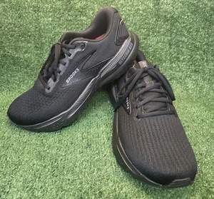NEU Herren Größe 10 Weite 2E Brooks Glycerin GTS 21 Laufschuh dreifach schwarz - Bild 1 von 9