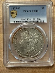 1879-O Morgan Silver Dollar PCGS XF40 – Scarce Early New Orleans Issue - Picture 1 of 4