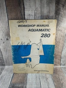 Volvo Penta Aquamatic 280 Outboard Drive Unit Work Shop Manual 3420A 1979 - Bild 1 von 4