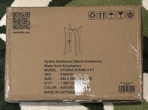 NIP Hardwood STAND for Hydria Cordless Rechargeable Fountain Water Feature - Picture 1 of 3