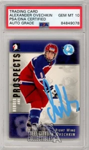 Alexander Ovechkin 2004-05 ITG H&P Auto RC Card #116 PSA/DNA 10 (Light Blue) - Picture 1 of 1