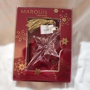 Marquis By Waterford 2014 Cristal Estrella Adorno de Navidad En Caja - Imagen 1 de 6