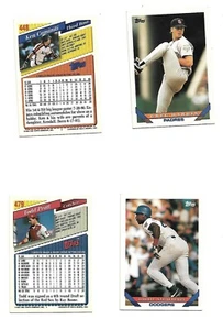 MLB 1993 Topps - Suche eine Karte aus Liste für 1€ - Choose 1 card from list  - Bild 1 von 1