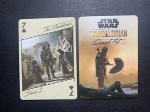 Tausch Spielkarte Star Wars The Mandalorian Season 1 SEVEN OF CLUB - Bild 1 von 2