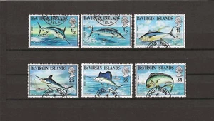 BRITISH VIRGIN ISLANDS 1972 SG 277/282 USED - Picture 1 of 1