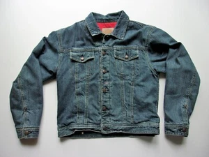 Boys Gap Kids Denim Blue Jean Jacket Lined Size XXL - Picture 1 of 6