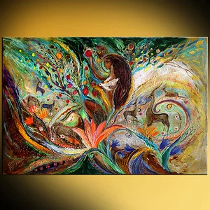 Queen of Sheba super quality giclee print figurative Jewish art Elena Kotliarker - Picture 1 of 4