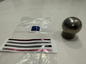 JDM STI Titanium Shift Knob 6MT + Replacement Stickers + Badge ST350224S00 - Picture 1 of 6