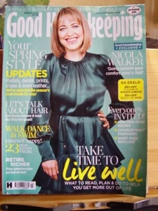 GOOD HOUSEKEEPING MAG MAR 2020 NICOLA WALKER JO GLANVILLE BLACKBURN SECOND SHELF - Picture 1 of 11