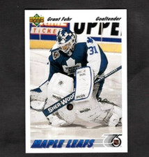 1991-92 Grant Fuhr Upper Deck Hockey Toronto Maple Leafs