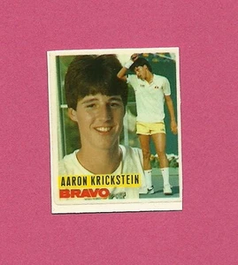 Aaron Krickstein Tennis 80er Film Pop Rock Musik TV Mini Sticker aus Deutschland - Bild 1 von 1