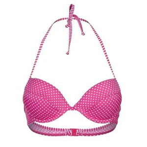 VENICE BEACH PINK SPOTTED BIKINI TOP SIZES 12 14 16 BNWT *USUAL PRICE UPTO £100* - Picture 1 of 2