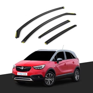 VAUXHALL CROSSLAND X 2017-Onwards 5 Door SUV Wind Deflectors 4pc Tinted - Picture 1 of 10