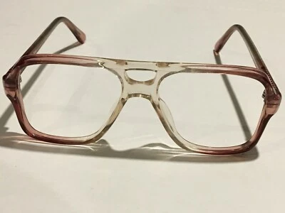 MARCOS DE GAFAS VINTAGE CHAMPION niños/niños DOBLE BARRA PLÁSTICO MARRÓN/BRONCEADO nos geniales Foto 1 de 4