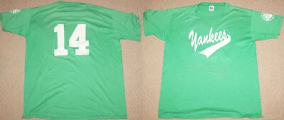 Camiseta de béisbol vintage de la década de 1990 Opelika Alabama League Yankees camiseta verde talla L Foto 1 de 4