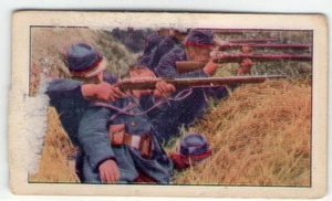 FRENCH ARMY FIRING LINE 1914-1915 Sweet Caporal T121 World War I Scenes #172 - Picture 1 of 1