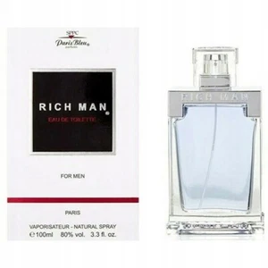 Paris Bleu RICH MAN Eau de Toilette for men 100ml-3.3fl.oz - Picture 1 of 3