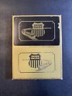 Vintage 2 Decks of RAILROAD PLAYING CARDS *UNION PACIFIC (BLK & GOLD)* (SEALED)