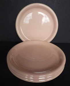 CROWN CORNING Japan Set of 4 Peach 10 3/4" Ceramic Dinner Plates - Picture 1 of 11