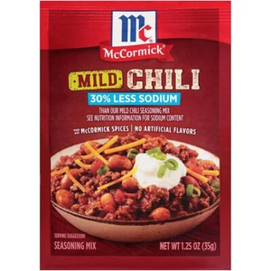 McCormick Mild Chili Seasoning Mix, 1.25 oz Envelope - Picture 1 of 1