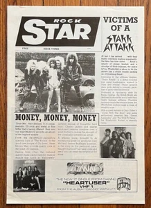 Heavy Metal Records - Rockstar Ausgabe Drei 1984 RAR Vintage Zeitung - Bild 1 von 3