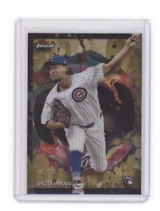 2024 Topps Finest Shota Imanaga RARE Gold Refractor 18/20 Jersey# Cubs RC Q1887 - Picture 1 of 2