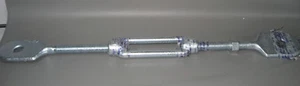 2 x  Spannschloss Gross für Deichsel Trecker 40-75 cm schwere Ausführung 24 mm  - Bild 1 von 4