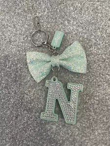 initial N Turquoise smiggle keyring - Picture 1 of 5
