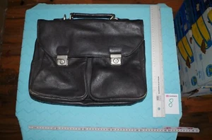 Laptop Tasche Leder / Schwarz (2) - Bild 1 von 2