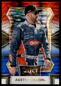 2017 Select Prizms Red White and Blue Pulsar #62 Austin Dillon /299