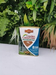 Shed& Garden Paint 1li ( bark) by liberon 2in1 decorate/ protect - Picture 1 of 10