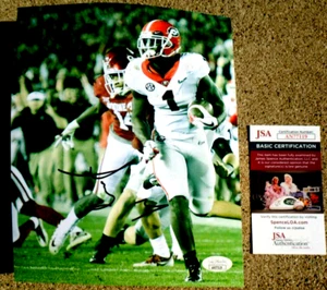 SONY MICHEL Georgia SIGNED 8x10 Photo JSA COA UGA BULLDOGS - Picture 1 of 1
