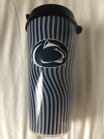Penn State Nittany Lions Water Plastic Glass Bottle 32 oz PSU Pennsylvania St Cover