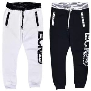 Ecko Unltd Men's Sweatpants Embroidered Logo Camo Trim Fleece Jogger - Picture 1 of 8