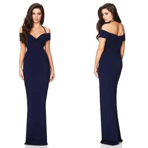 NEW NWT Nookie Athena Gown In Navy Blue SIZE XS MSRP $289 - Picture 1 of 8