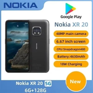 Smartphone Original Nokia XR20 64GB/128GB 5G Desbloqueado Android Global Nuevo Sellado - Imagen 1 de 16