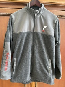 Cincinnati Bearcats Full Zip Fleece Jacket, Embroidered,Size: Medium - Picture 1 of 9