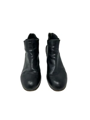 Zapatos MOMA EU 38 US 7.5 Mujer Botines Cuero Negro Cremallera Trasera Foto 1 de 4