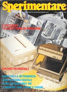 APRILE 1982 - SPERIMENTARE - ELETTRONICA MICROPROCESSORI - JACOPO CASTELFRANCHI - Picture 1 of 2