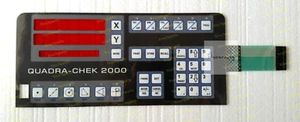 Quadra Chek Check 2000 XY Digital Readout membrane keypad , overlay - Picture 1 of 5