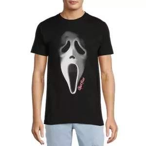 Ghost Face Mens Scream Graphic T Shirt XL Black - Picture 1 of 6