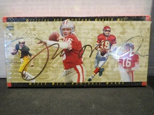 Juego de 30 cartas Joe Montana 1995 de cubierta superior sellado de fábrica (como nuevo) - Imagen 1 de 4
