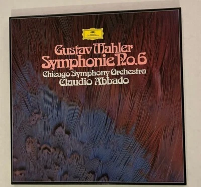 GUSTAV MAHLER 2x MINT LP Chicago Orchestra Claudio Abbado 1980 Symphonie No. 6 - Image 1 of 4